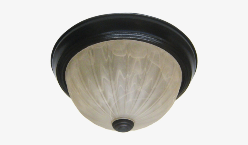 Sandstone Swirl Melon Dome Flush Mount - Light, transparent png download