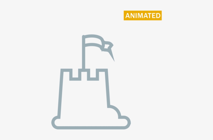 Sandcastle - Calligraphy, transparent png download