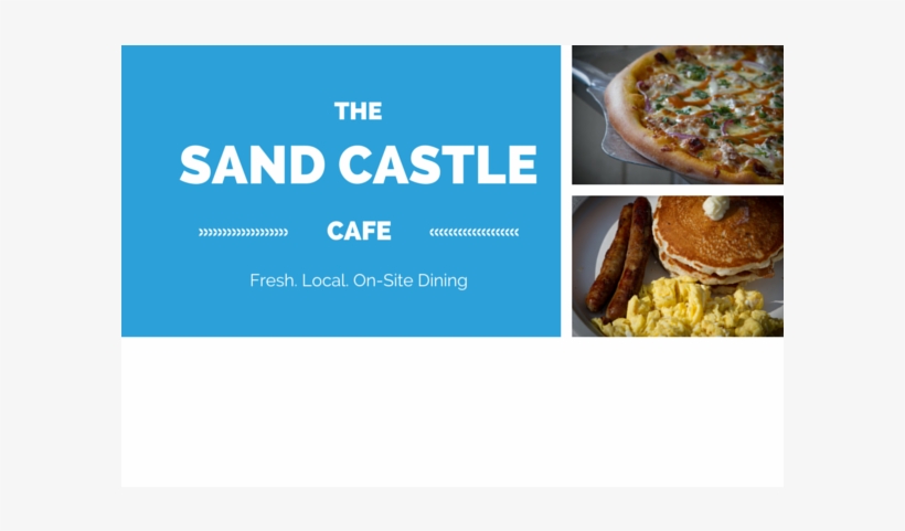 New Restaurant At The Sand Castle Cafe - Restaurant, transparent png download
