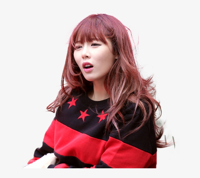 Hyuna Red Png - Hyuna Png, transparent png download