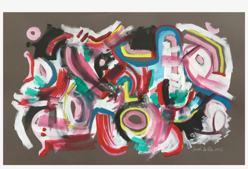 Graphic Free Library Playful Painting By Jessalin Beutler - Abstract Art, transparent png download