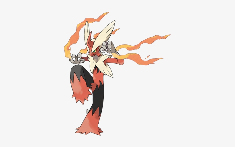 Pok Dex Mega - Mega Blaziken, transparent png download