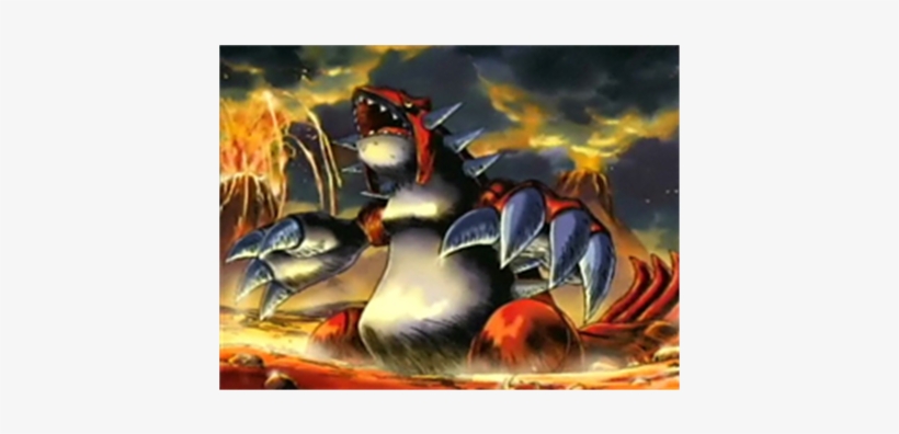 Fire Blast, Earthquake - Groudon Lv X, transparent png download