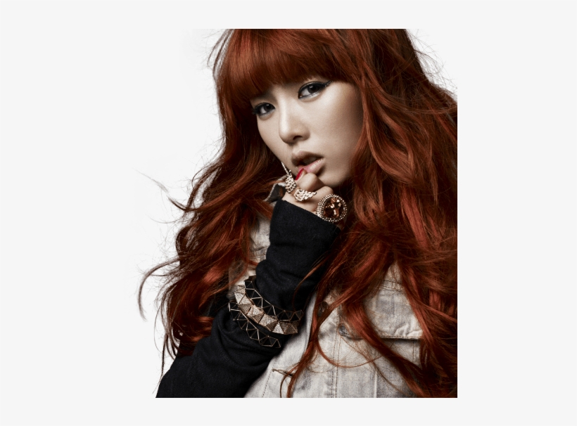 Jelang 14 Februari, Hyuna 4minute Berikan Kata-kata - Hyuna Hair Red 4minutw, transparent png download