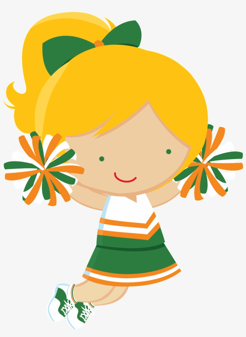 Clipart Kid Cheerleader - Lider De Torcida Brasil Png, transparent png download