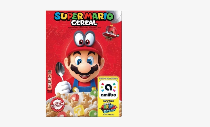 Super Mario Odyssey Cereal, transparent png download
