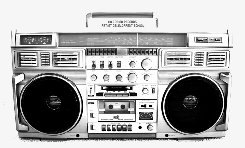 School - 80's Ghetto Blaster, transparent png download