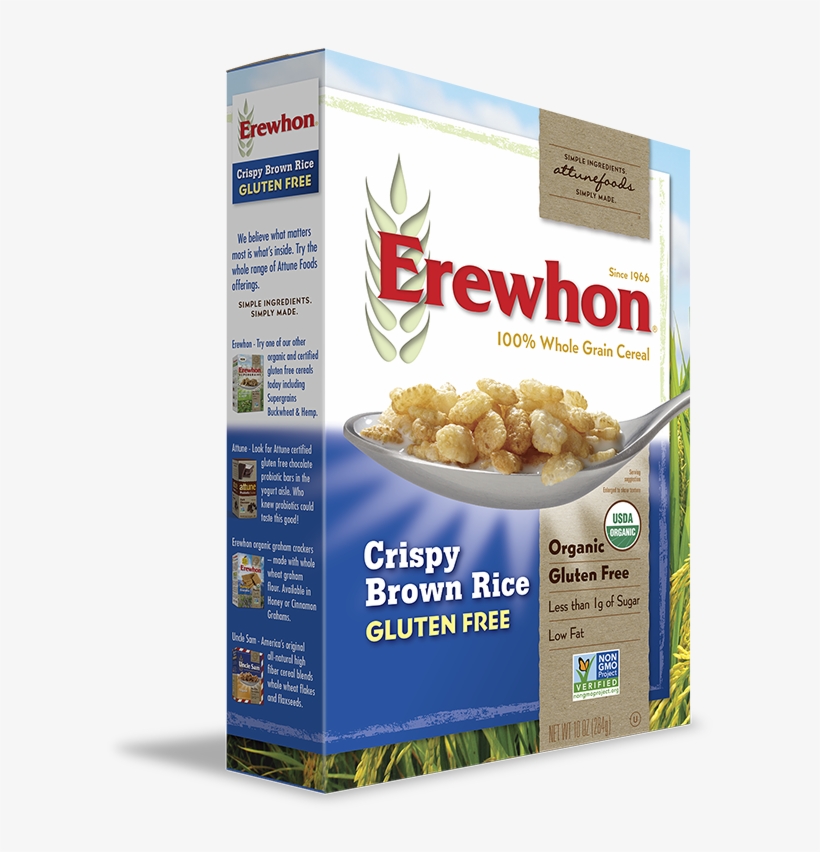 Uncle Sam Original Wheat Berry Flakes Erewhon Crispy - Erewhon Crispy Brown Rice Cereal, Gluten Free, Organic,, transparent png download