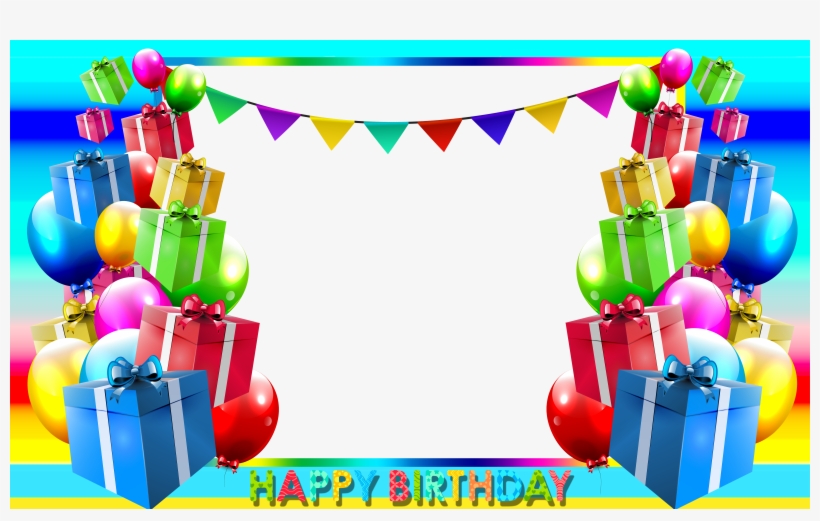Happy Birthday Border Png, transparent png download