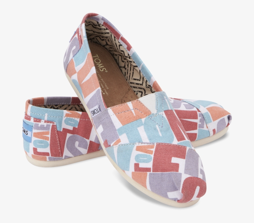 Toms Love Give Women's Classics - Pastel Alpargatas By Toms - Pastel 'love' Canvas Classics, transparent png download