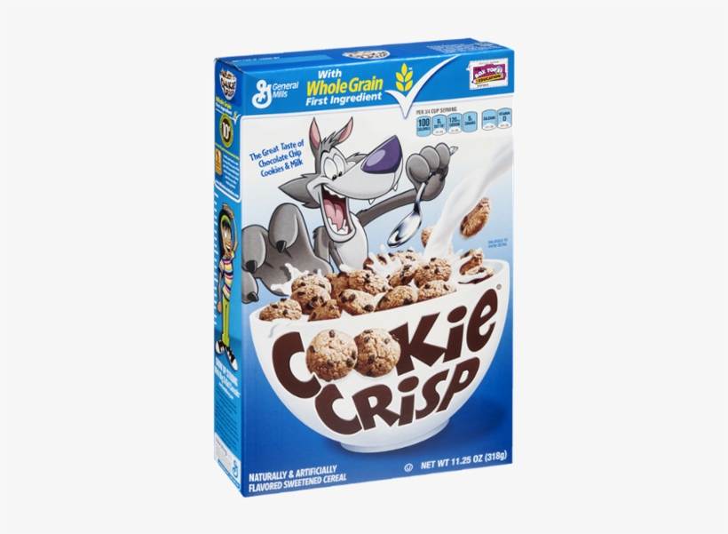 General Mills Cookie Crisp Cereal - Cookie Crisp Cereal Box, transparent png download