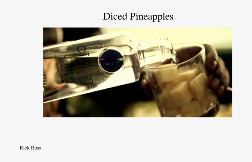 Diced Pineapples Sheet Music 1 Of 17 Pages - Sean Combs, transparent png download