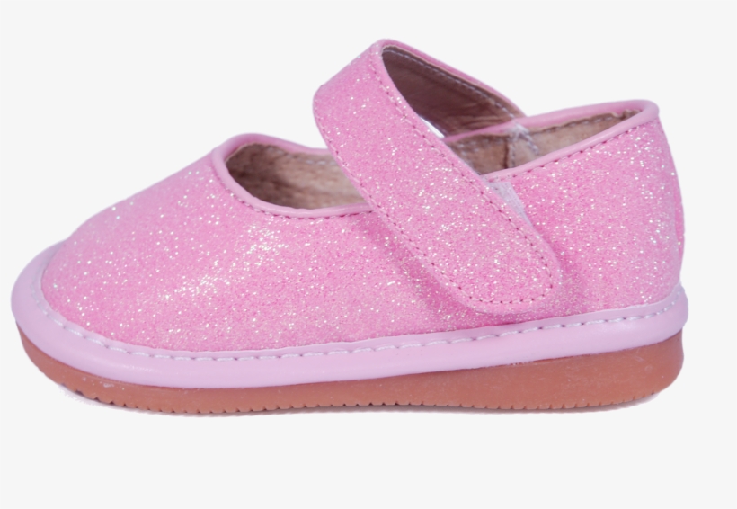 Pink Glitter "princess" Shoes - Glitter, transparent png download