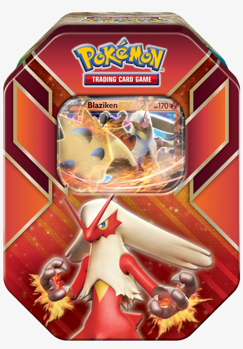 Hoenn Power Tin - Pokemon Hoenn Power Blaziken-ex Collector Tin, transparent png download
