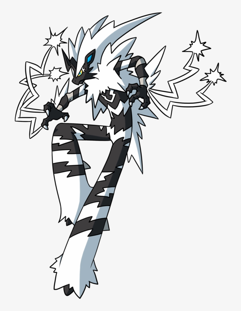 Mega Blaziken And Zebrastrike That Looks Really Good - Illustration, transparent png download