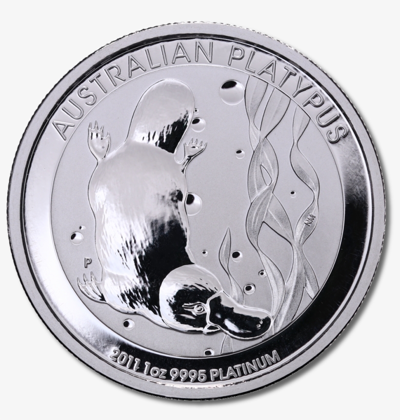 1 Oz Platypus Platinum Coin - Wikimedia Commons, transparent png download