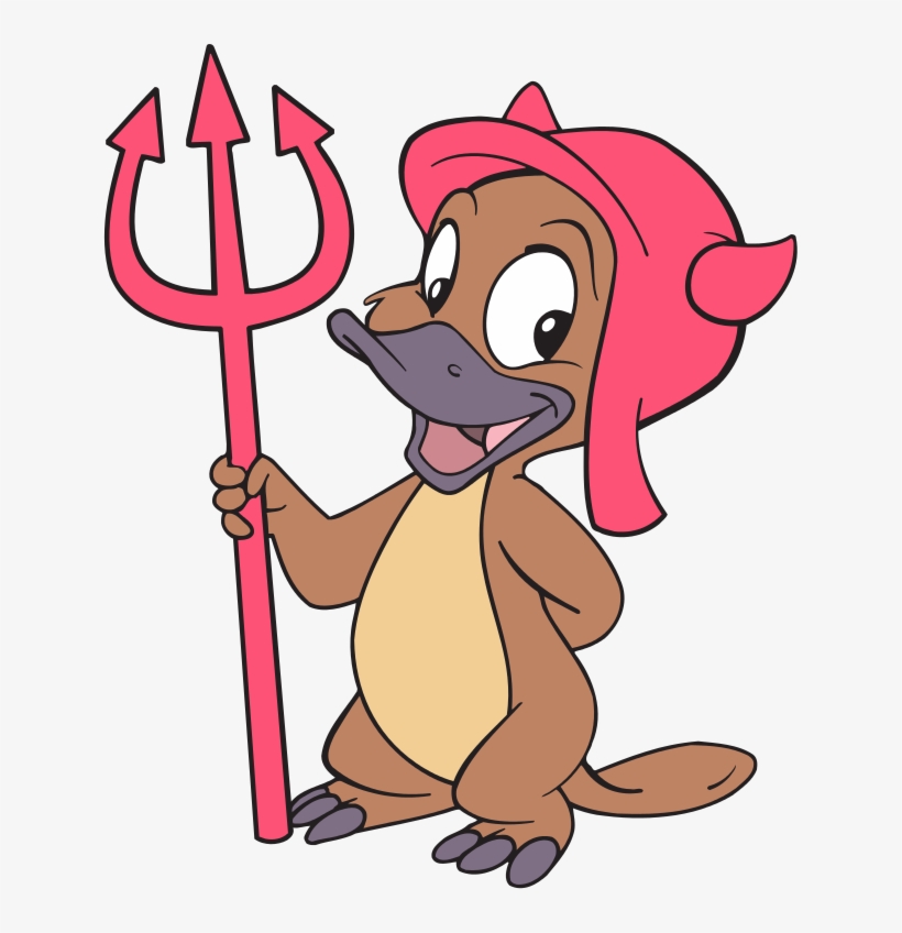 Cartoon Platypus Pictures - Darwin Kernel, transparent png download