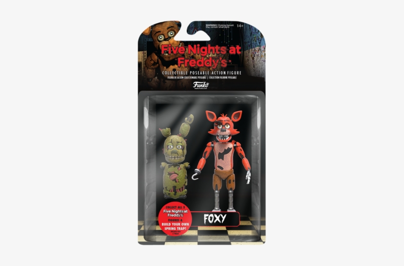 Five Nights At Freddy's Foxy 5 Inch Action Figure, transparent png download
