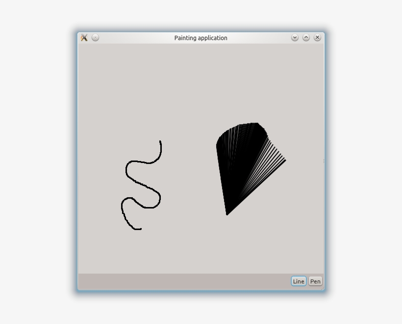 Current State Of The Painting Application - Gtk Paint, transparent png download