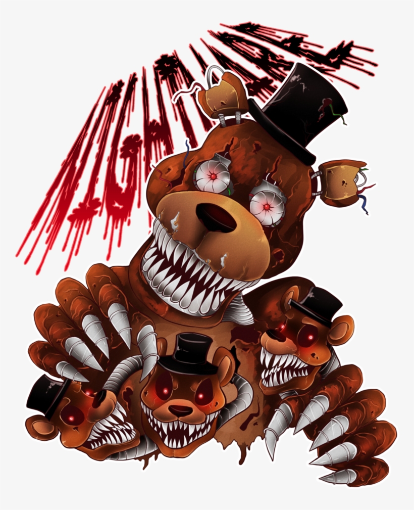 Freddy S Nightmare By - Five Nights At Freddy's 4 Png, transparent png download