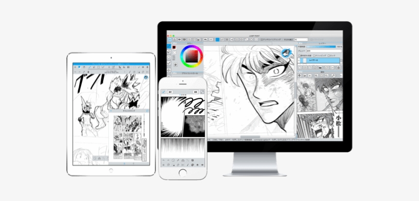 The Official Jump App For Manga Creation - โปรแกรม วาด มั ง งะ, transparent png download