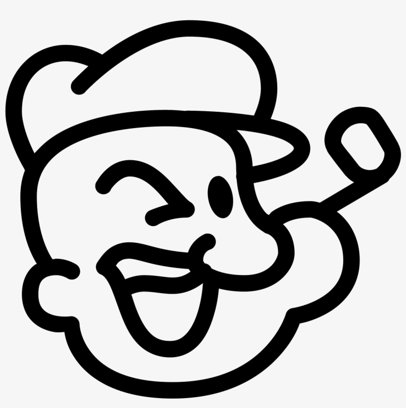 It's An Icon For The Famous Cartoon Character Popeye - Icon Popeye, transparent png download