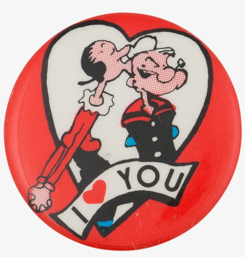 I Love You Olive Oyl And Popeye - Popeye And Olive Love, transparent png download