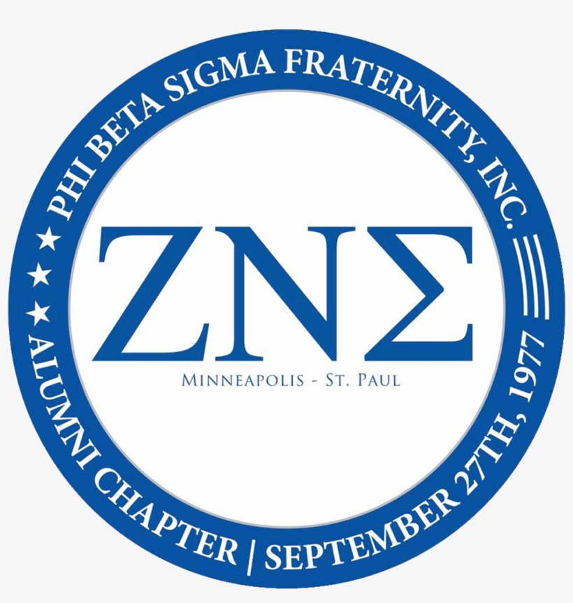 Zeta Nu Sigma Chapter - Phi Beta Sigma Chapter Seal, transparent png download