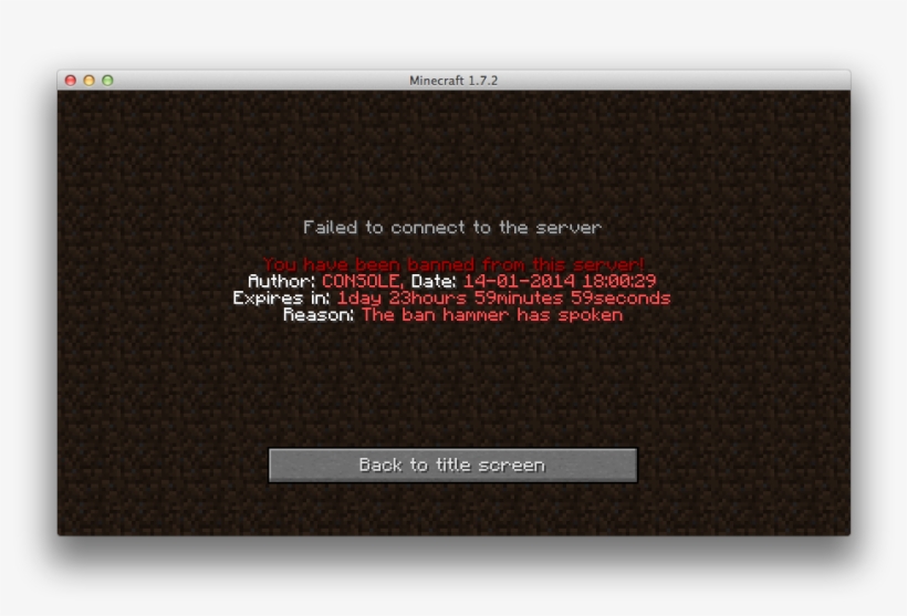 Tempban Screen Minecraft Png Image Transparent Png Free Download On Seekpng Tempban Screen Minecraft Png Image Transparent Png Free Download On Seekpng
