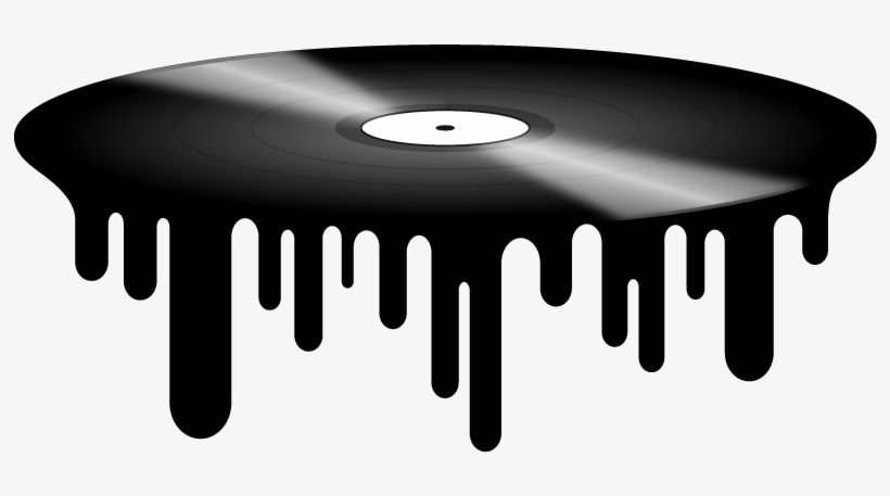 Melting Vinyl Record Png Image Free - Melting Vinyl Png, transparent png download