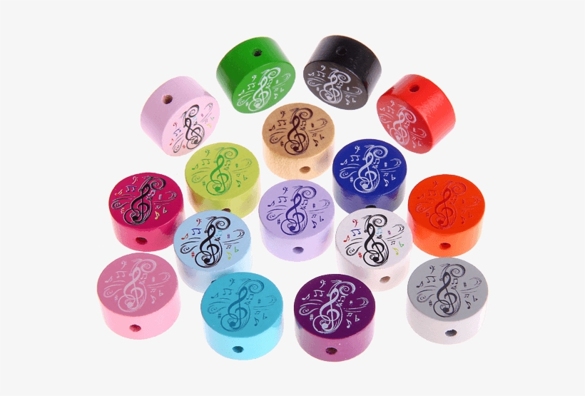 Pérola Com Motivo Notas Musicais - Pinterest, transparent png download