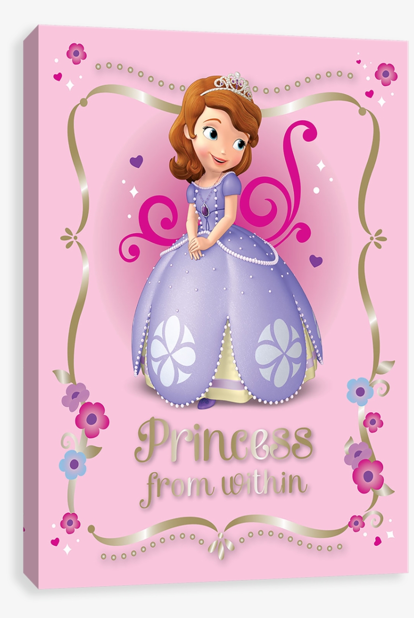 Sofia Princess From Within - Sofia Wall Art By Entertainart - Sofia Princess, transparent png download