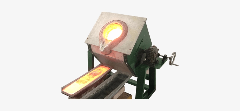 Manual Tilting Metal Melting Furnace - Metal Melting Furnace, transparent png download