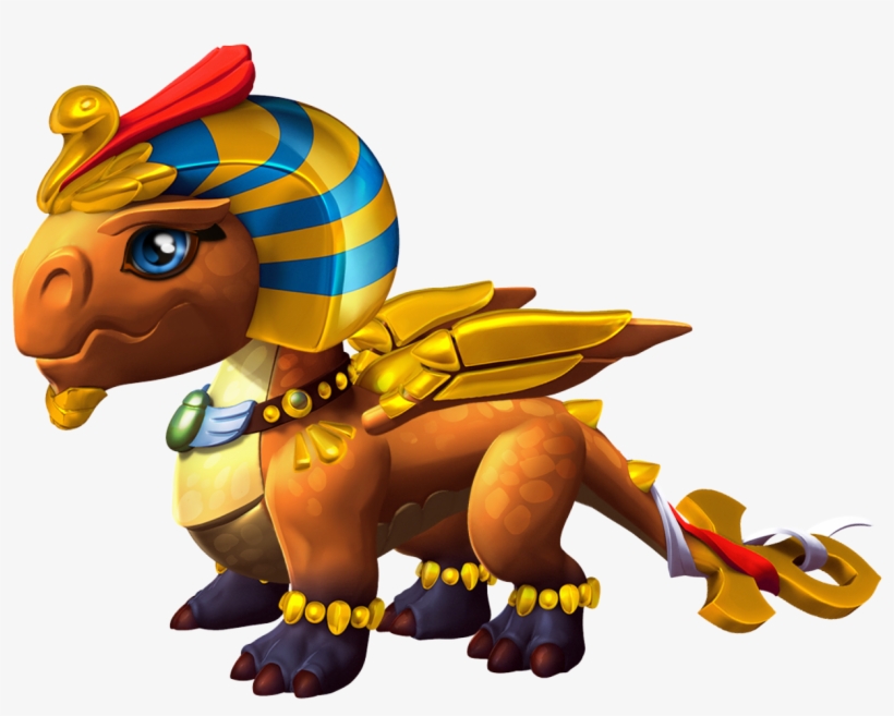 Pharaoh Dragon Baby - Dragon De Faraon Dragon Mania Legends, transparent png download