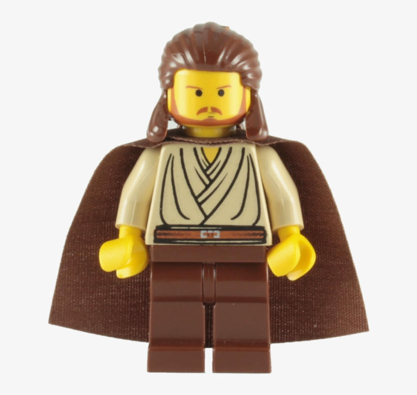Lego Qui-gon Jinn Minifigure - Lego Star Wars Qui Gon, transparent png download