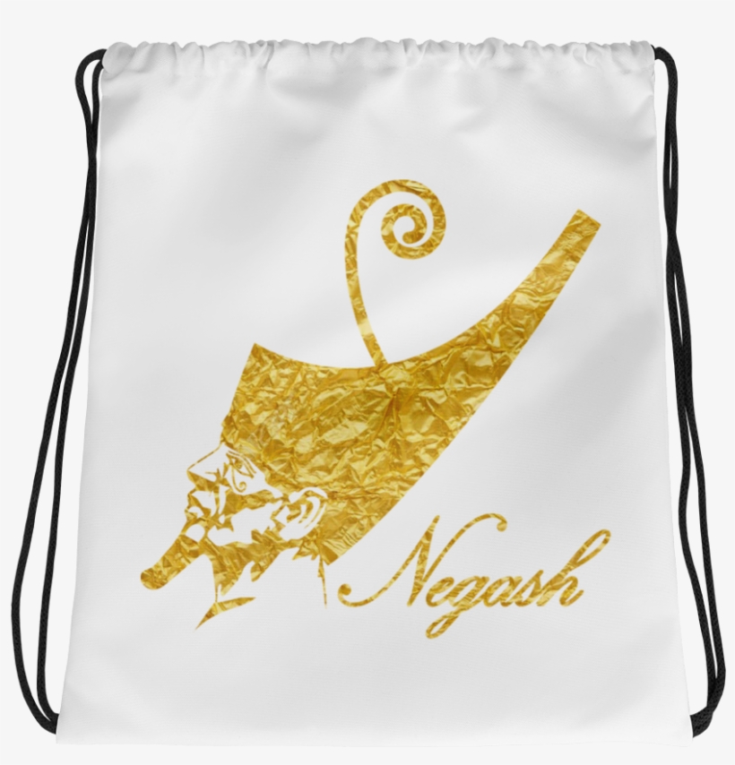 Negash ™ Gold Pharaoh Drawstring Bag - Drawstring Bag, transparent png download