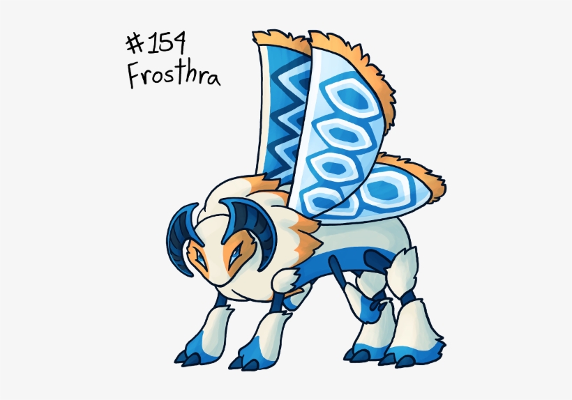Gotta Popkas, They Leave A Shimmering Trail Of Ice - Pokemon Uranium Frosthra, transparent png download