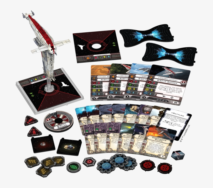 “launching,” “reveal” Bombs, A Preview Of The Resistance - Star Wars X Wing Wave 13, transparent png download