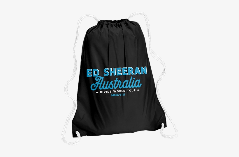 Ed Sheeran Australia Drawstring Bag - Ed Sheeran, transparent png download