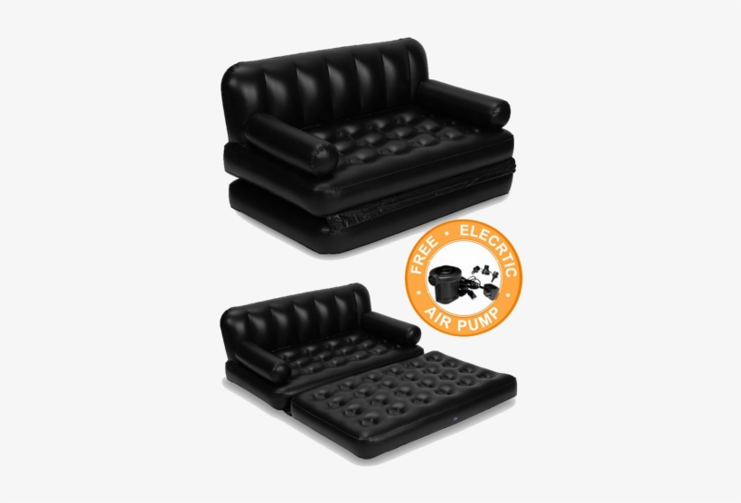 Air Sofa Cum Bed Black - Sofa Air Bed, transparent png download