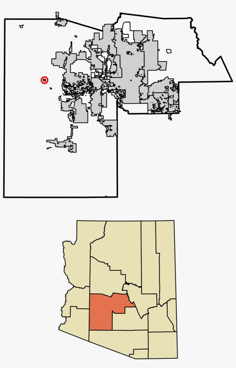 Glendale Outline On Arizona, transparent png download