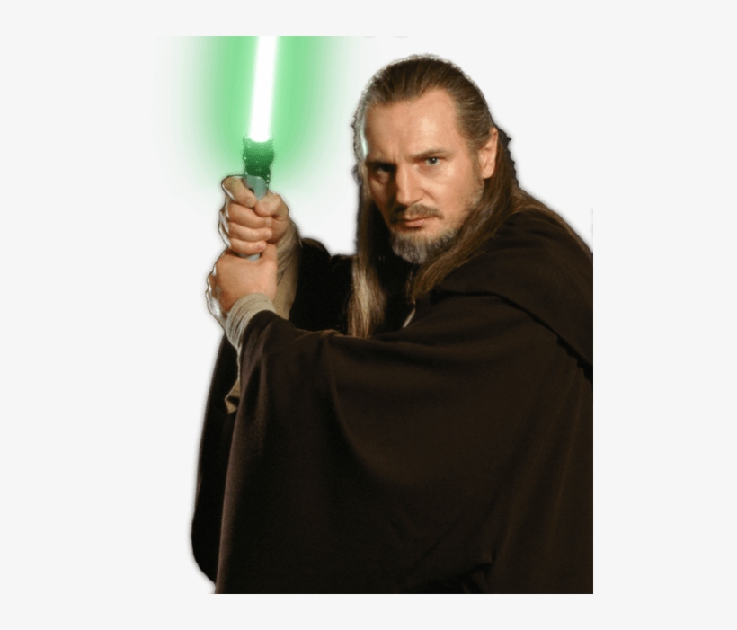 Qui Gon Is Sexy In A Dad Kind Of Way - Star Wars Qui Gon Jinn Png, transparent png download
