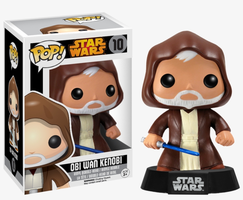 Star - Funko Pop Star Wars Obi Wan, transparent png download
