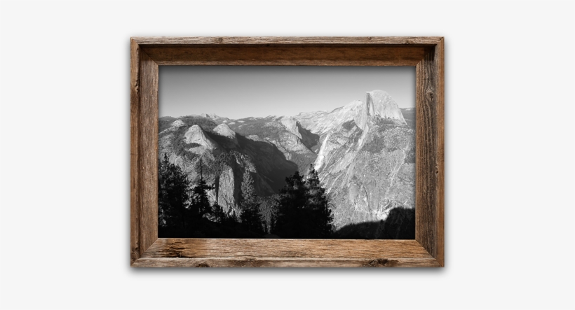Picture Frames Design Wooden Border Glcier Point Ideas - Yosemite National Park, Half Dome, transparent png download
