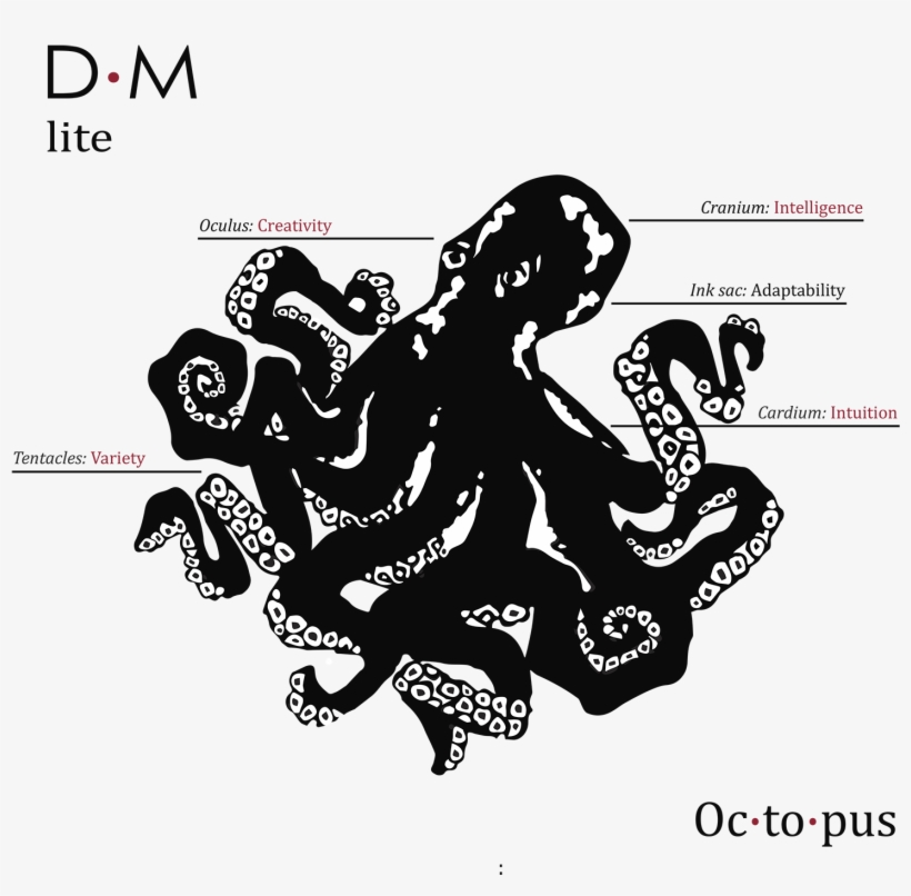 Octopus T Shirt Design Final Printable 12 X - Illustration, transparent png download