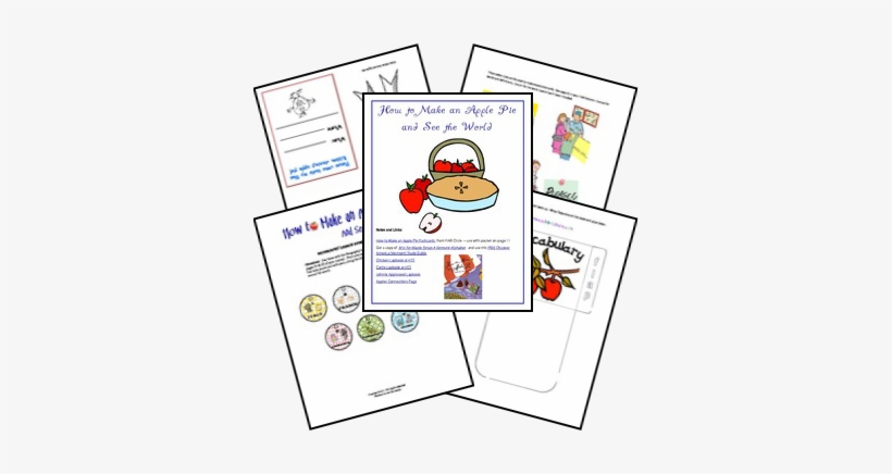 Free Lapbook For "how To Make An Apple Pie And See - Make An Apple Pie Activity, transparent png download