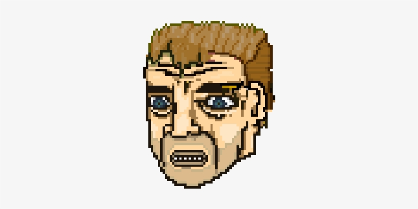 Quick Inaccurate Sketch On Doomguy - Manny Pardo Thick Skin, transparent png download