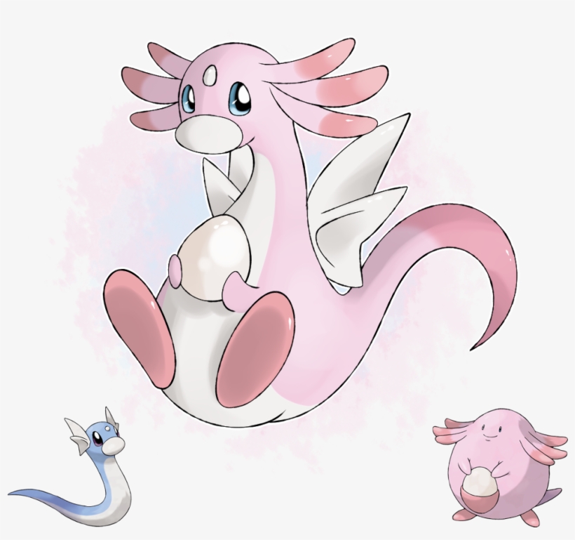 Dratini X Chansey - Dratini, transparent png download