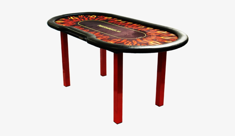 Poker Table Flames - Table, transparent png download