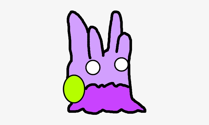 Easter Bunny Rabbit Pink Mammal Vertebrate Purple Clip - Vertebrate, transparent png download
